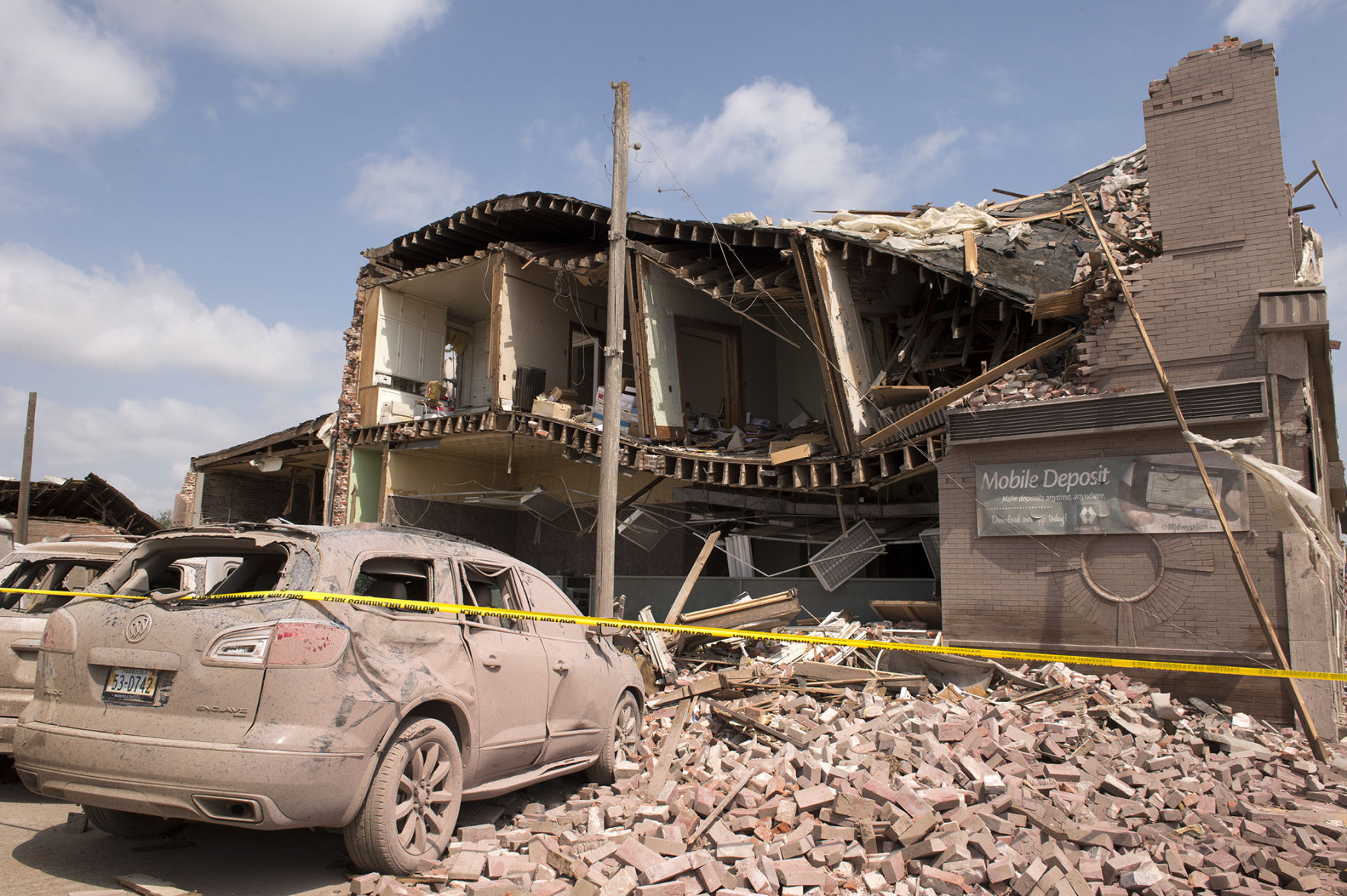 Pilger tornado damage